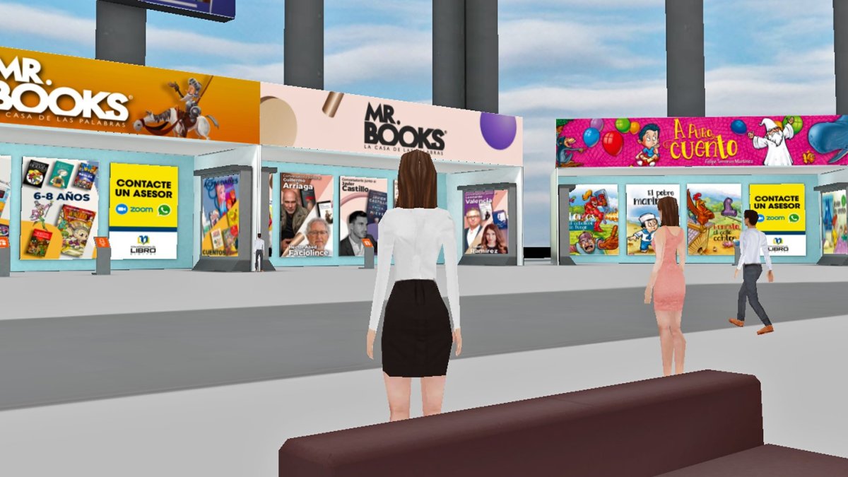 Hecho. Con estos avatares se hacen los recorridos en la FIL, que cierra sus actividades el domingo a las 18:00