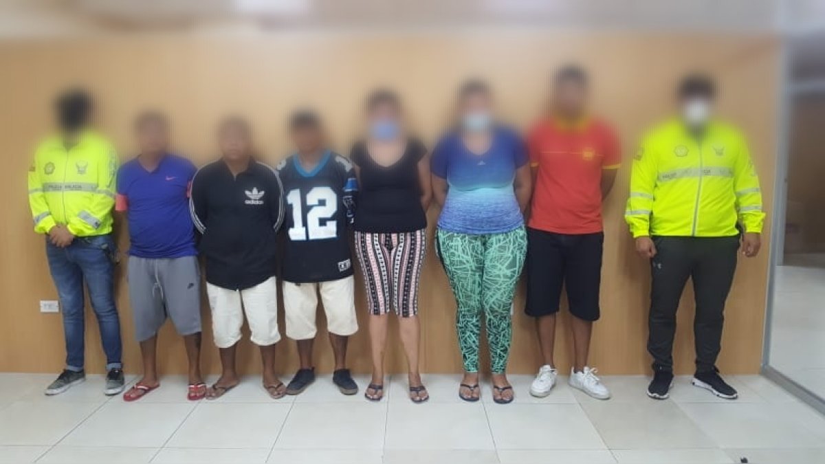 Resultado. Once personas quedaron detenidas tras el operativo.