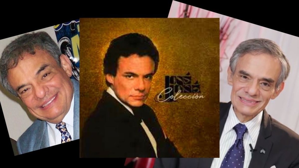 José José, en tres momentos de su vida.