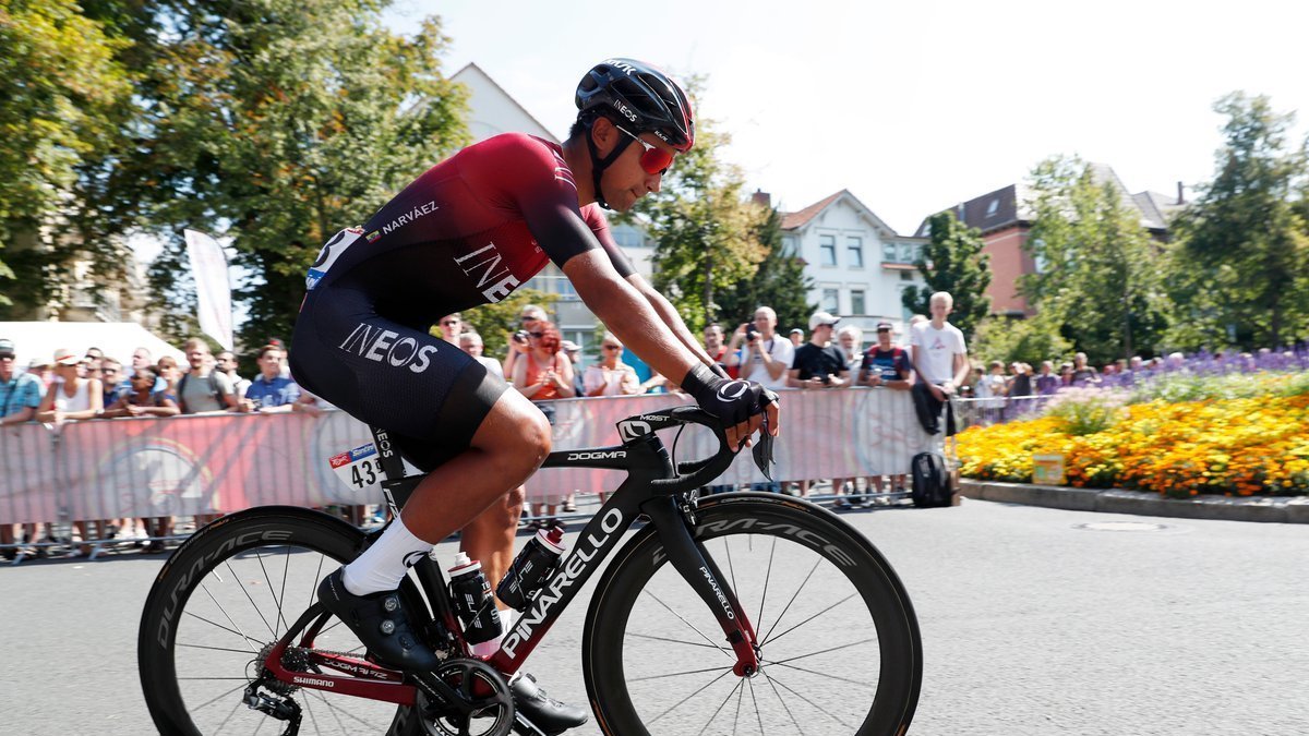 Jhonatan Narváez, del Ineos Grenadiers, competirá por segunda ocasión en la Corsa Rosa.