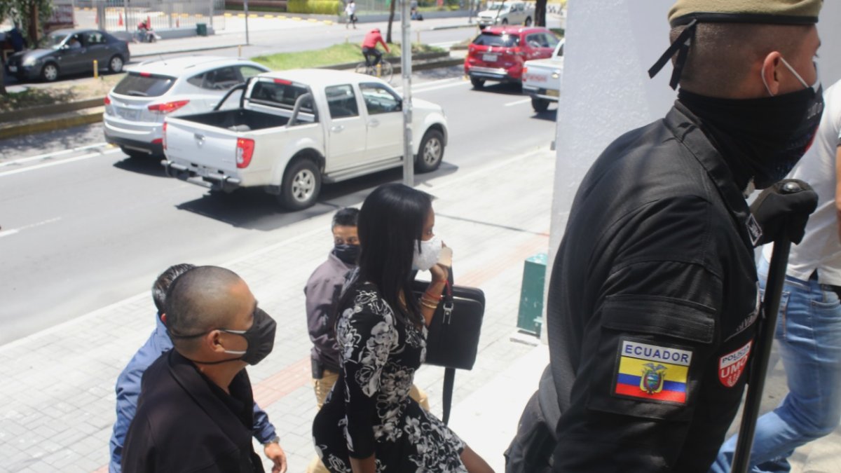 Diligencia. En la Corte Nacional de Justicia se recibieron cuatro testimonios anticipados previo al cierre del caso.