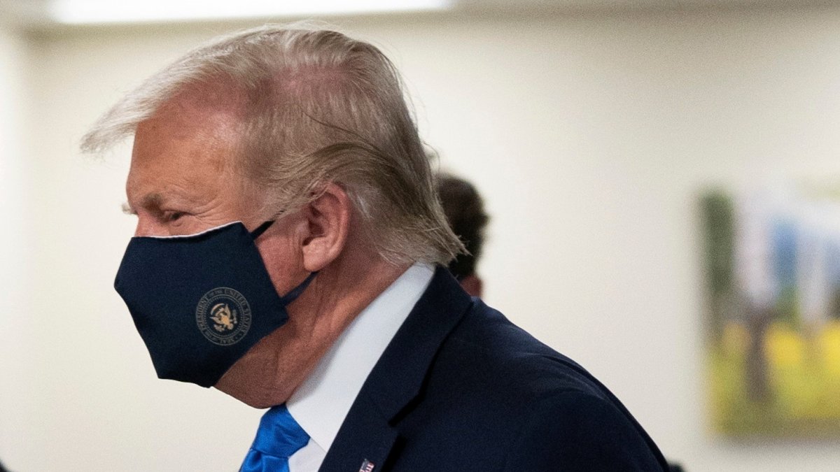 Trump siempre se mostró en contra de los protocolos de prevención.