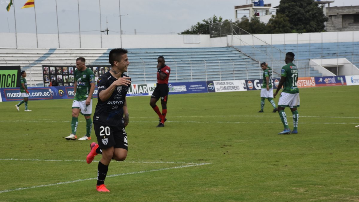 Cristian Ortiz fue el autor de un doblete para Independiente del Valle en suelo machaleño.