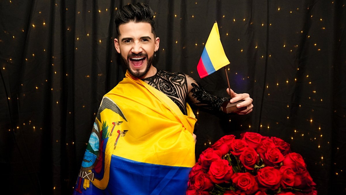 José Antonio Romero ganador del concurso de baile.