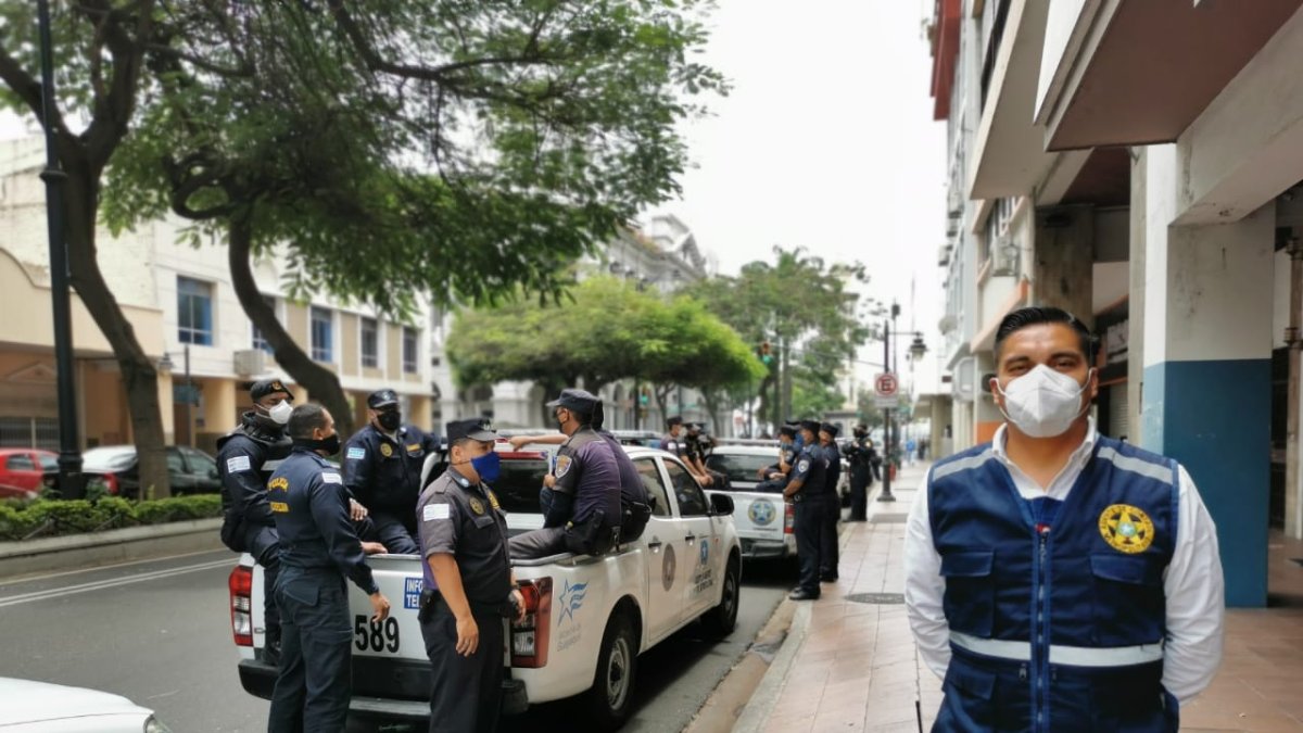 Luis Carrera, jefe de la cuadrilla 2 de la Policía Municipal.