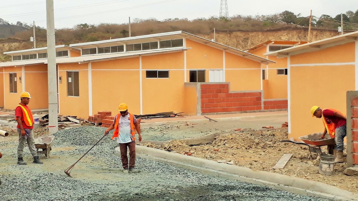 Uno de los proyectos construidos en Primavera de Petrillo, en el cantón Nobol, provincia del Guayas.