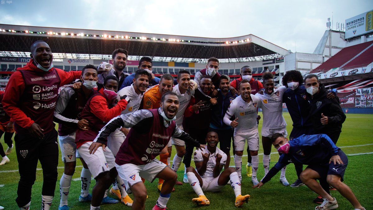 Liga de Quito fue el ganador de la primera etapa de la LigaPro, puede ganar el título nacional sin final su corona la segunda.