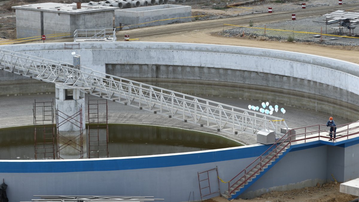 En unos seis meses se terminará de edificar la Planta de Tratamiento de Aguas Residuales Las Esclusas.