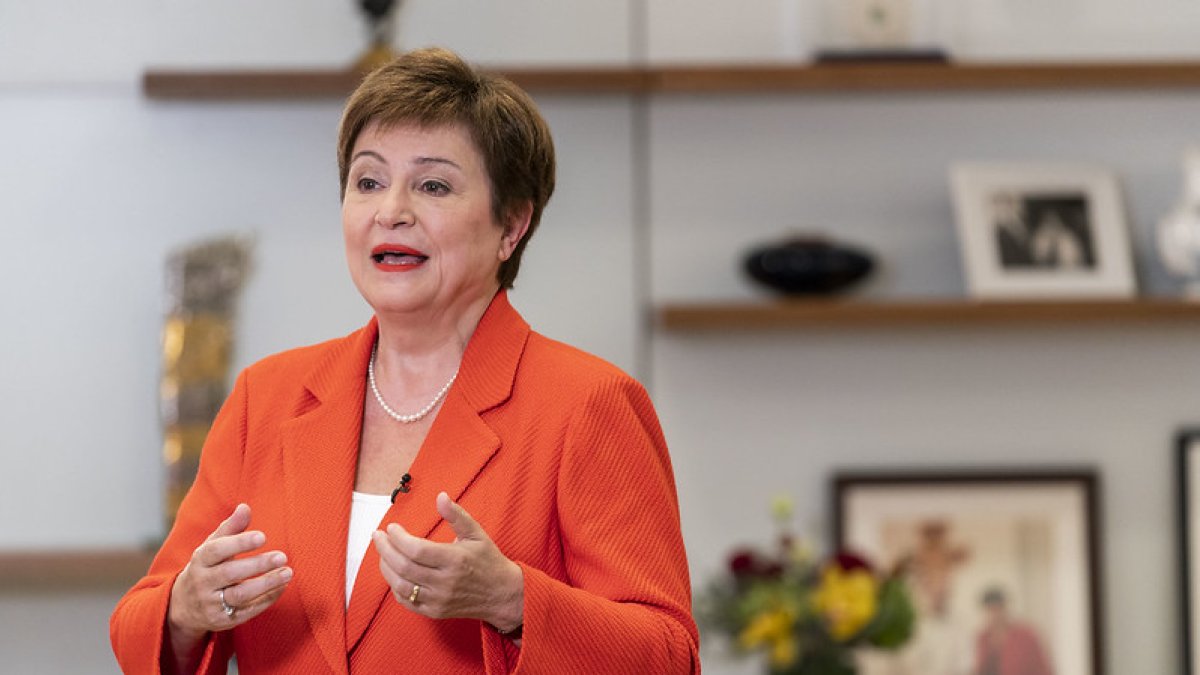 La titular del FMI, Kristalina Georgieva, felicitó a Lenín Moreno por el nuevo acuerdo, la semana pasada.
