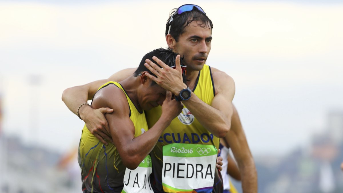 Segundo Jami (i) y Byron Piedra formarán parte del combinado ecuatoriano.