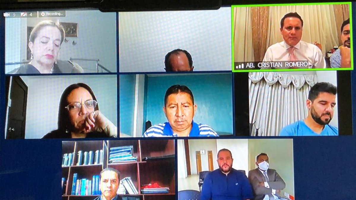 Diligencia. Este viernes se cumplió la audiencia solicitada por Jacobo Bucaram Pulley.