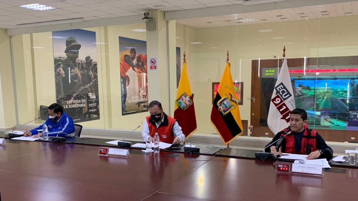 En las instalaciones del ECU911 de Quito se dieron las primeras cifras de las atenciones durante el feriado.