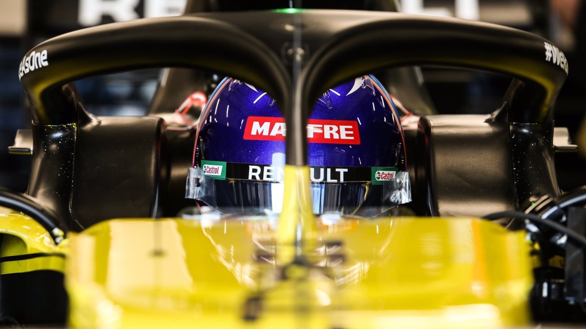 El español pilotó el RS20 de Renault, escudería que el año próximo pasará a llamarse Alpine.