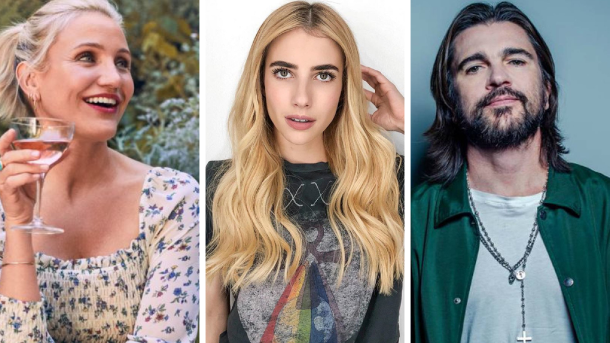 Cameron Díaz, Emma Roberts y Juanes.