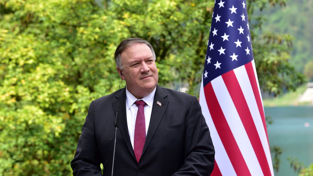 El secretario de Estado de EE.UU., Mike Pompeo, en declaraciones sobre las elecciones de Bolivia.