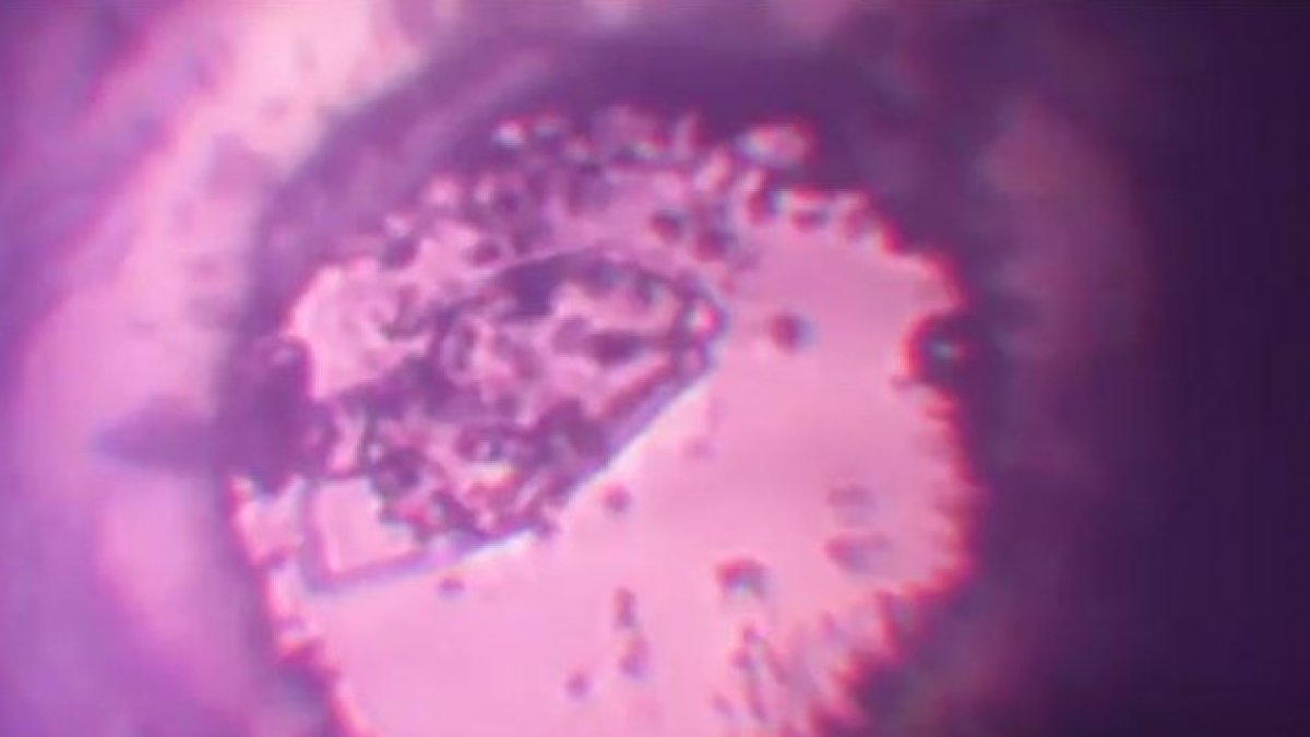 Proceso de sinterización del primer material superconductor a temperatura ambiente.