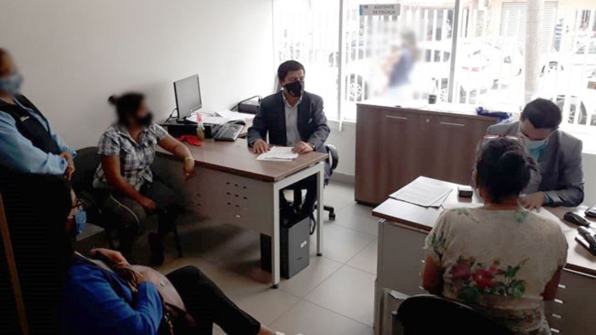 Una de las gráficas que publicó la Fiscalía en el marco del seguimiento del caso.