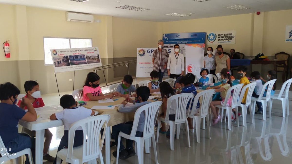 Hecho. Los niños y moradores iniciaron los talleres este fin de semana.