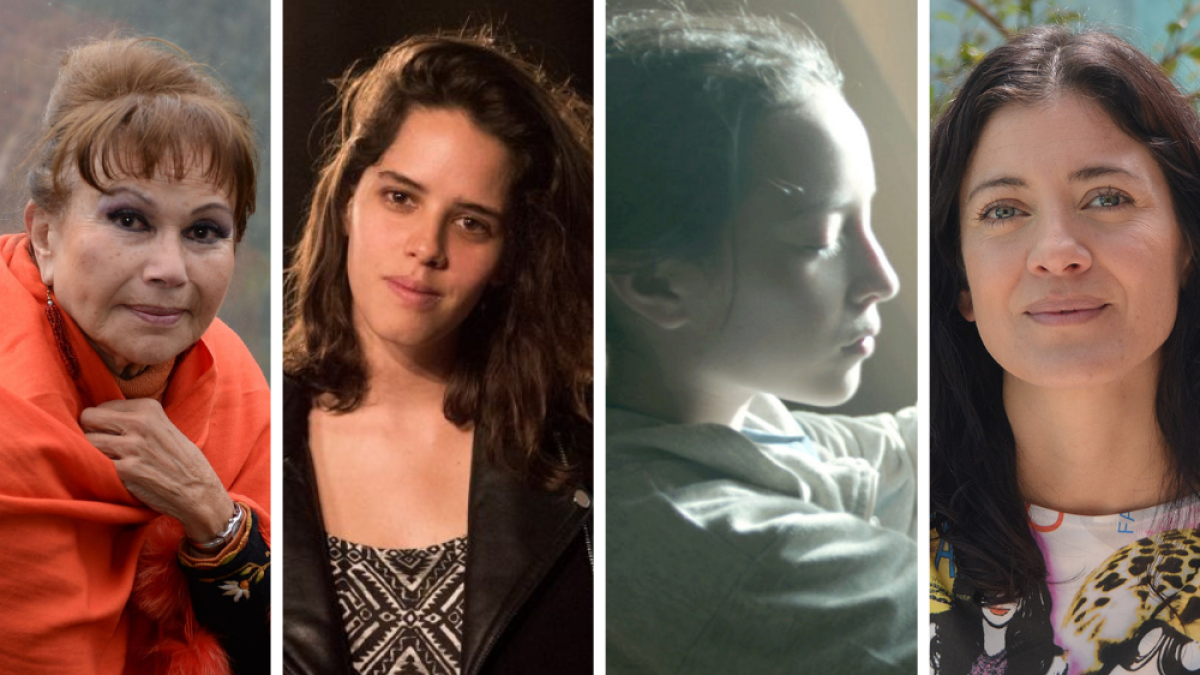 Toty Rodríguez, Ana Cristina Barragán, escena de la película Alba y Mónica Mancero.