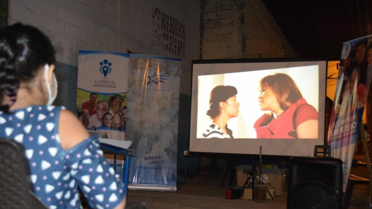 Actividad. Una jornada similar se llevó a cabo hace unos días en el sector de La Chala.