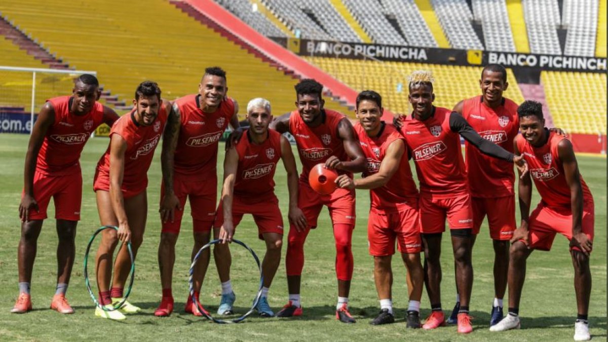 Existe un buen ambiente en filas amarillas. Barcelona quedó eliminado de la Copa Libertadores, pero espera ingresar a otra competencia internacional.