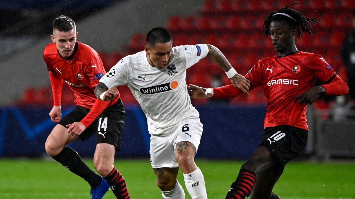 Cristian Ramirez anotó el gol de la igualdad como visitante para el Krasnodar ruso.