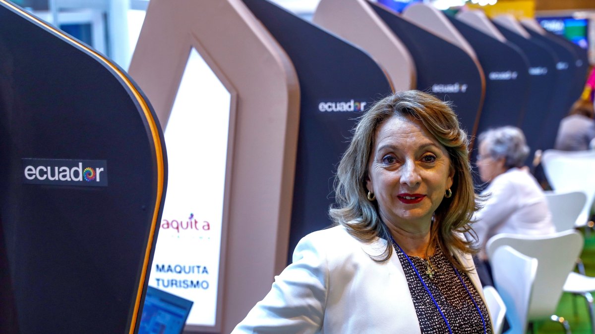 La ministra ecuatoriana de Turismo, Rosi Prado de Holguín.