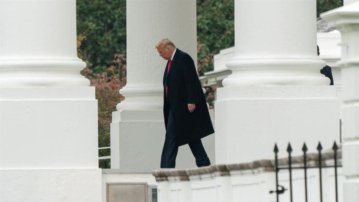 Donald Trump, en la Casa Blanca.