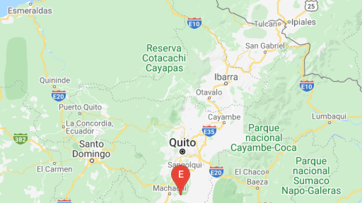 El Comité de Operaciones de Emergencia del cantón Mejía será activado a las 08:30 para recorrer las zonas aledañas del epicentro.