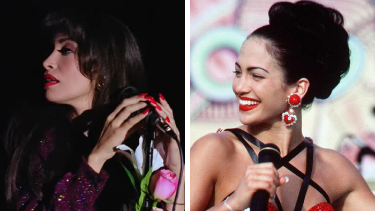 La nueva serie de Netflix ha puesto en debate: ¿Cuál es la mejor Selena? Christian (izquierda) o JLo (derecha).
