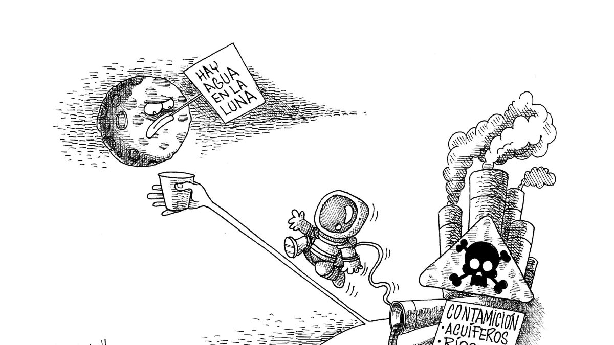 El agua es vida, pero la contaminamos.