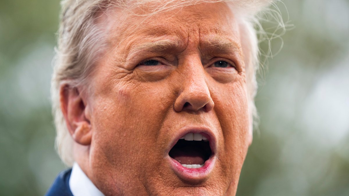 El presidente de Estados Unidos, Donald J. Trump, habla con la prensa en la Casa Blanca en Washington (EE.UU.), hoy 27 de octubre de 2020.