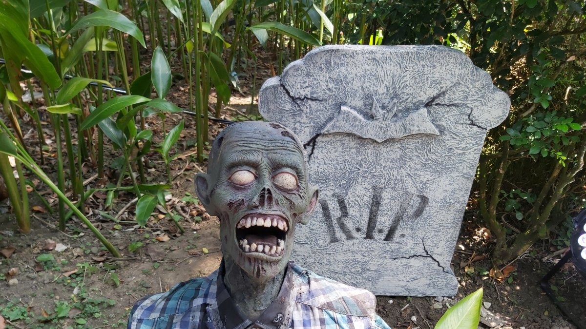 La Fundación Malecón 2000 muestra que el Jardín del Susto es en una área abierta.