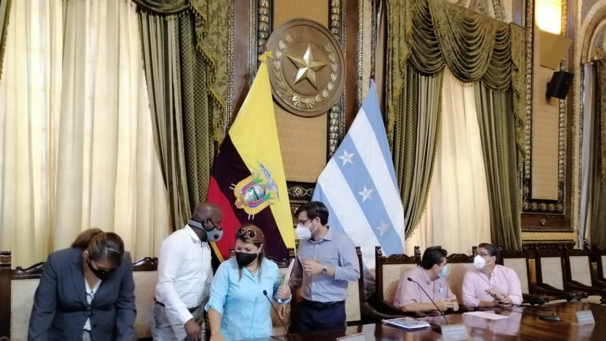 Declaraciones en el Municipio de Guayaquil.