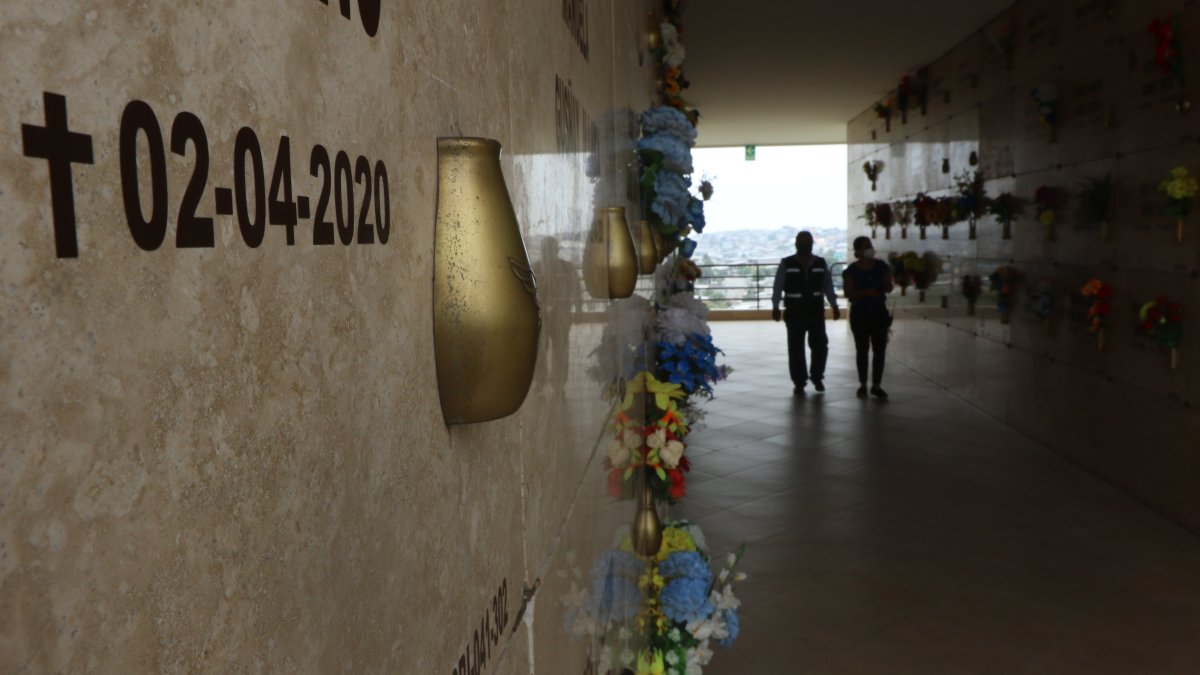 Sepulturas. En Jardines de la Esperanza, en varios módulos se concentran los fallecidos entre marzo y abril.