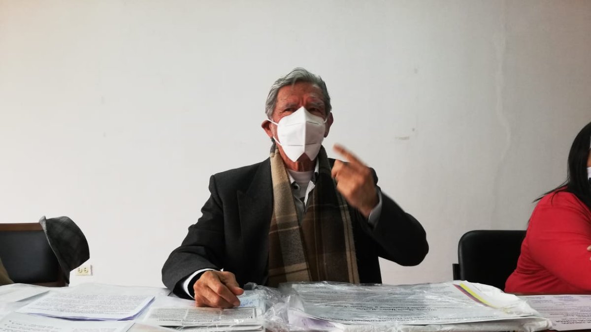 Édison Lima, presidente de la Asamblea de Jubilados del IESS.