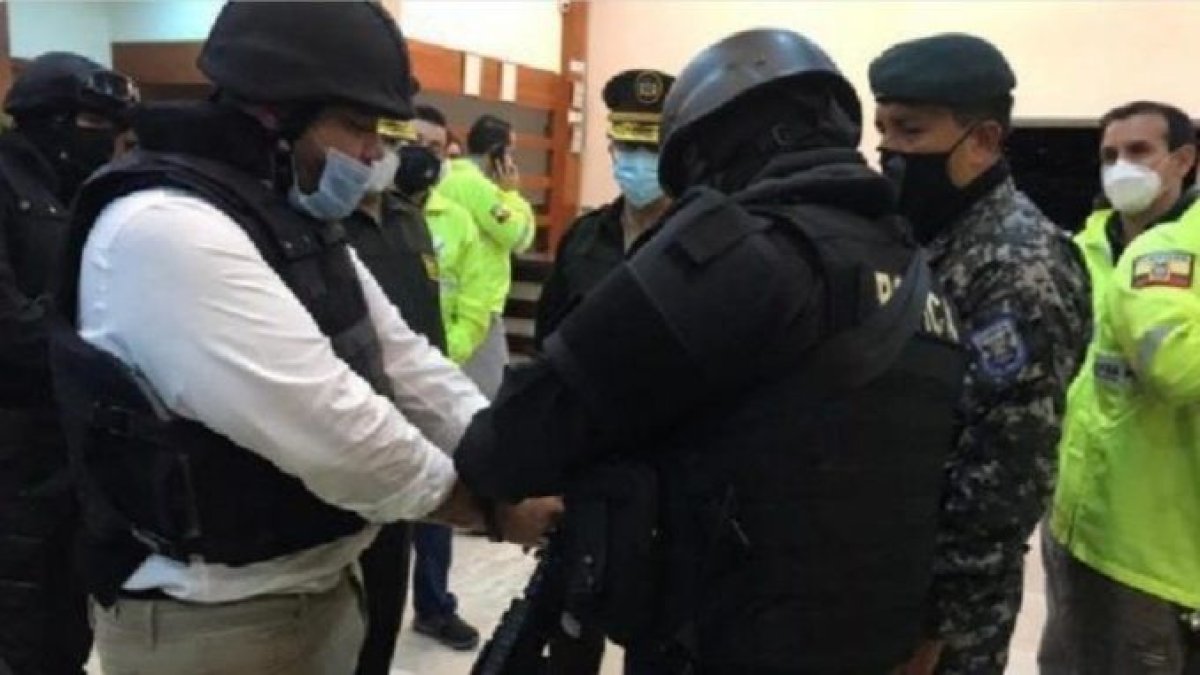 Detención. Jacobo Bucaram Pulley fue trasladado a la cárcel 4 por disposición de una sala de la Corte Nacional.