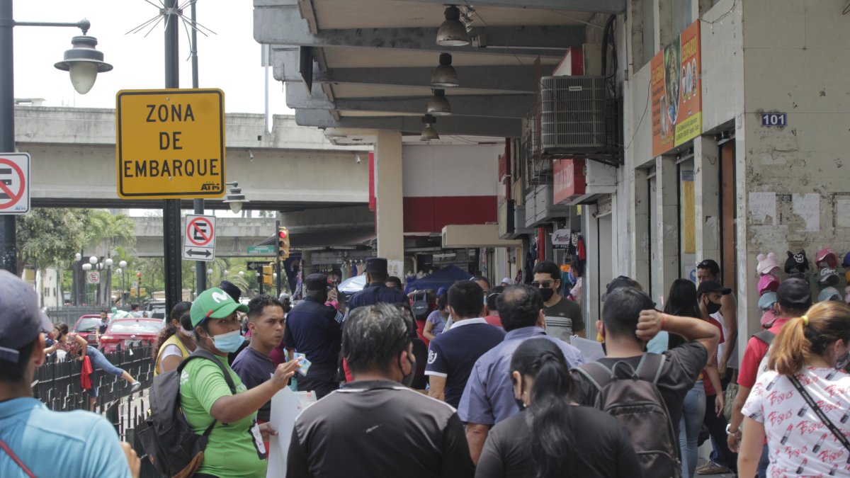 El comercio al por menor, formal o informal, es la principal actividad económica de los habitantes de Guayaquil, según cifras del INEC