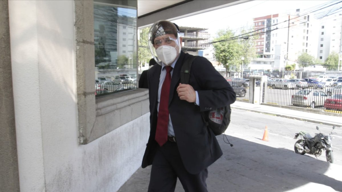 Acusación. El fiscal subrogante Wilson Toainga estuvo a cargo de la presentación de pruebas en el caso Secom.