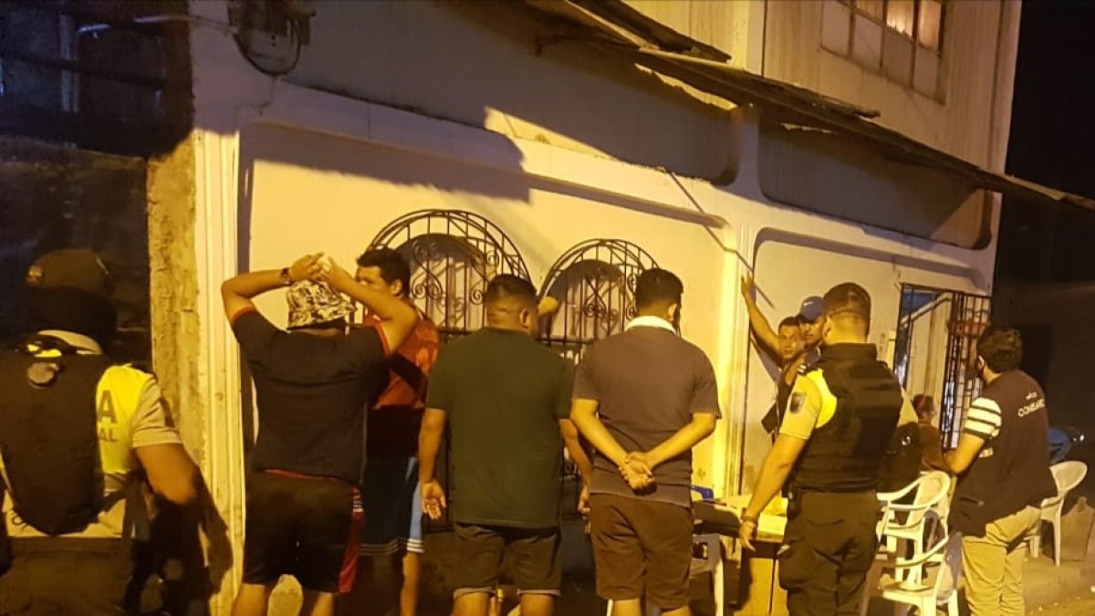 Uno de los operativos que la Policía Nacional realizó durante el feriado de noviembre.
