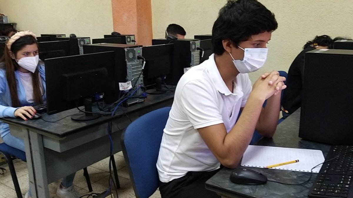 Entre septiembre y octubre pasado, los estudiantes rindieron el examen de acceso a la educación superior.