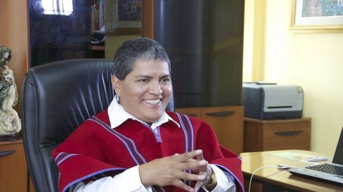 Luis Chango, presidente de Mushuc Runa, volvió a mostrarse crítico con el manejo de LigaPro.