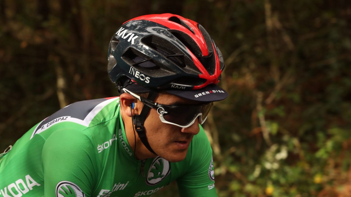 Richard Carapaz espera recuperar el maillot rojo en las dos jornadas de montaña que restan de la Vuelta a España.