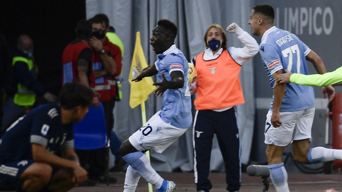 Felipe Caicedo, delantero ecuatoriano, celebra el agónico tanto del empate frente a la Juventus.