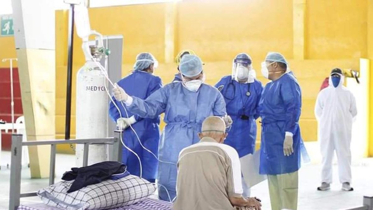 Samborondón instaló camas con oxígeno en el cantón.