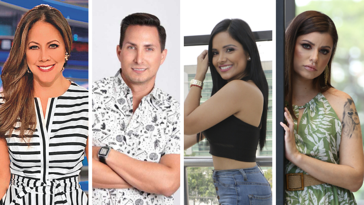 Denisse Molina, Eduardo Andrade, Evelyn Calderón y Paola Olaya.