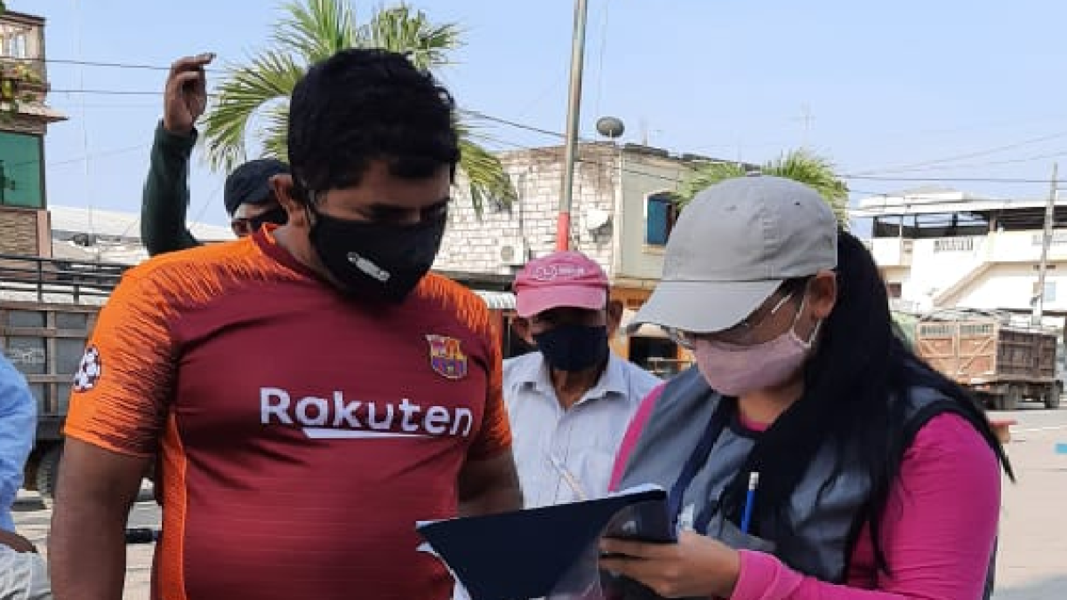 Notificación. La delegación electoral del Guayas continúa notificando a los integrantes de las Juntas Receptoras.
