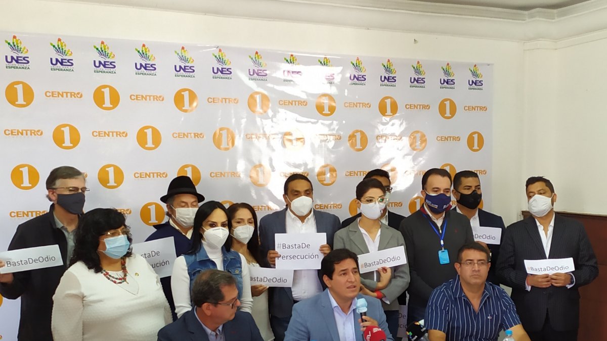 Los dirigentes del correísmo hicieron, este 18 de noviembre, las mismas acusaciones que los opositores durante el gobierno de Rafael Correa.