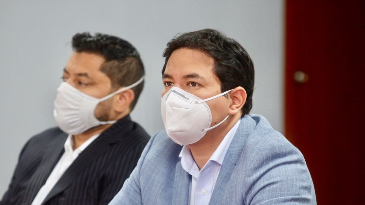 El candidato correísta dio una entrevista radial la mañana de este 18 de noviembre de 2020.