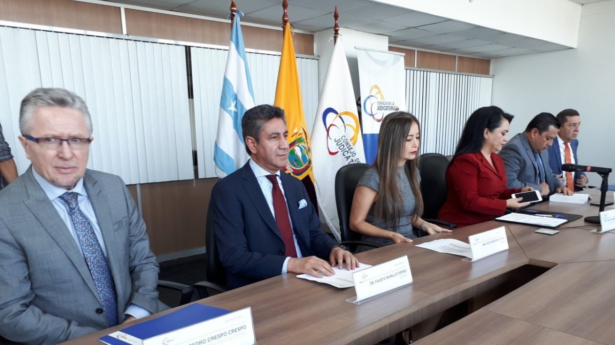 Asistencia. Pedro Crespo, director del Consejo de la Judicatura, asistió a una comparecencia virtual del Consejo de Participación Ciudadana.